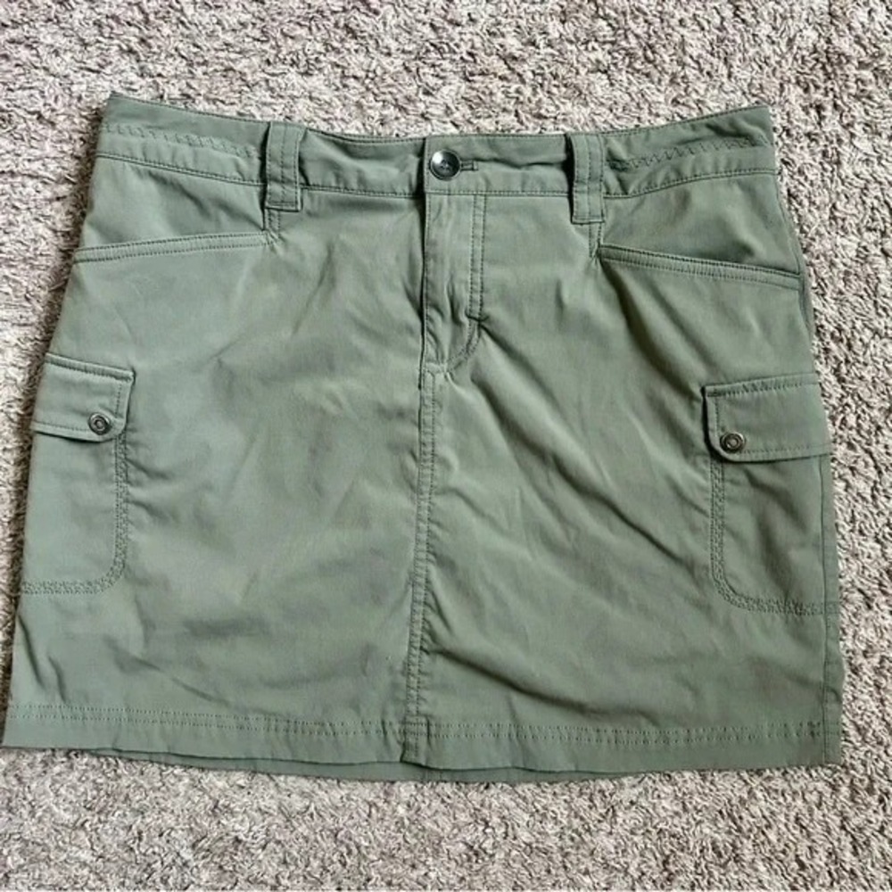 Eddie Bauer i Womens Cargo Skort I Olive Green‎ Hiking Outdoors I Size 6